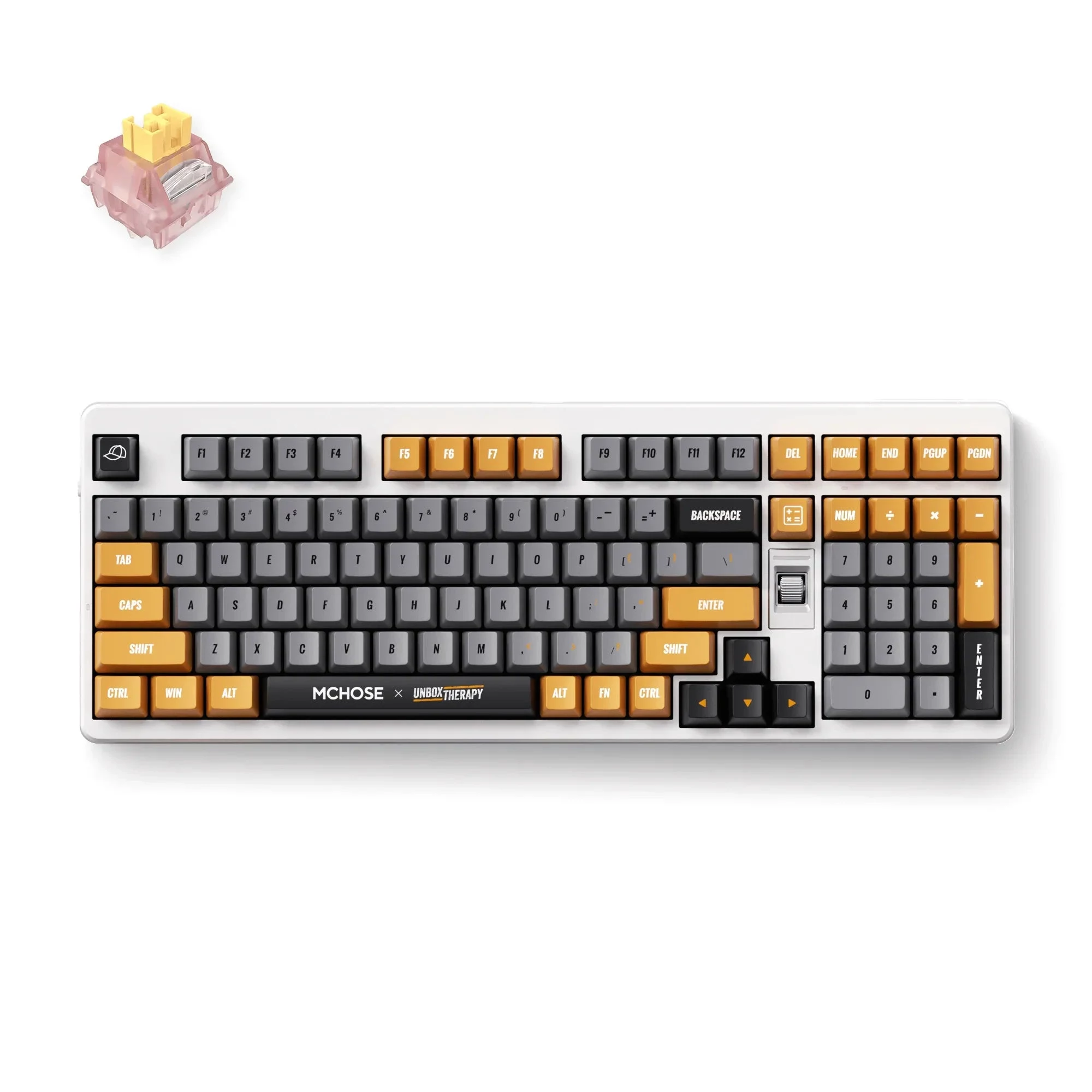 MCHOSE HW-UT98-4 Tri-Mode Mechanical Keyboard 98-Key