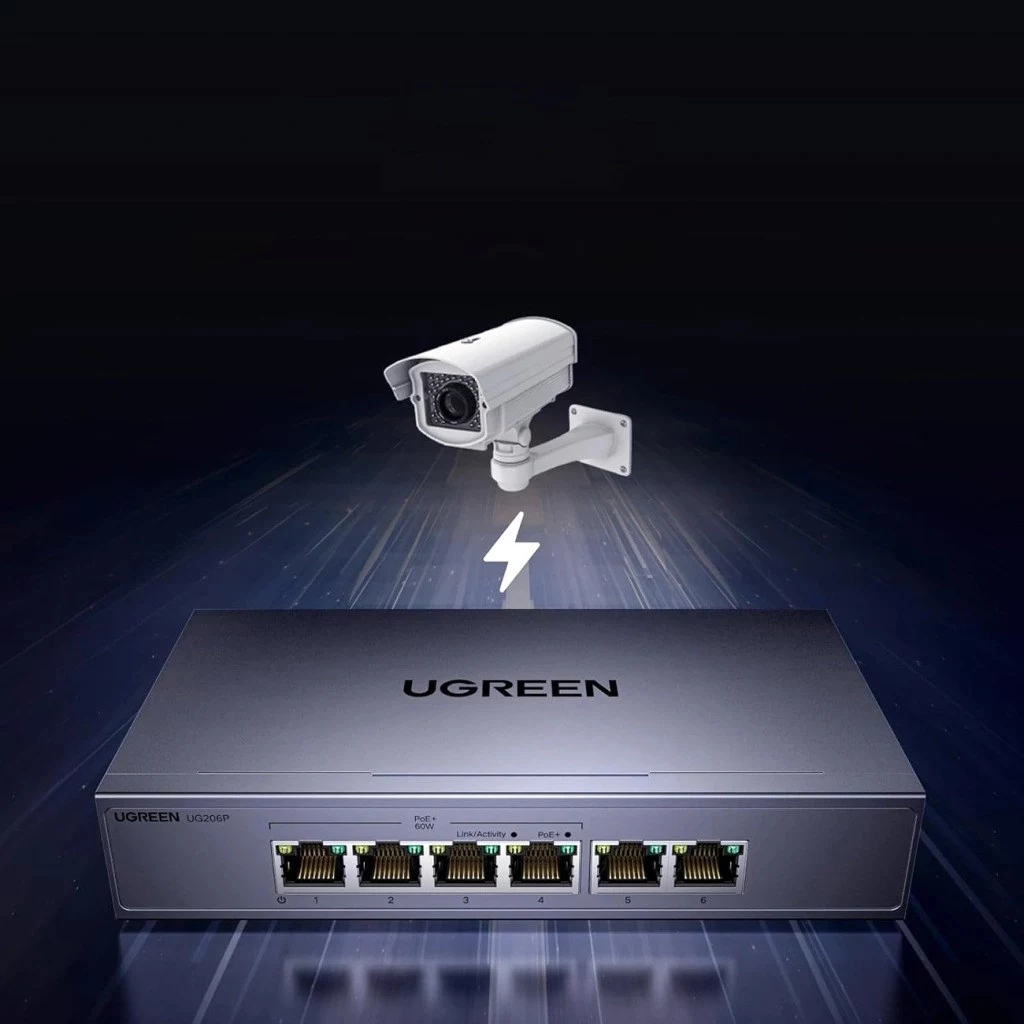 Ugreen 6-Port Gigabit Ethernet Switch with