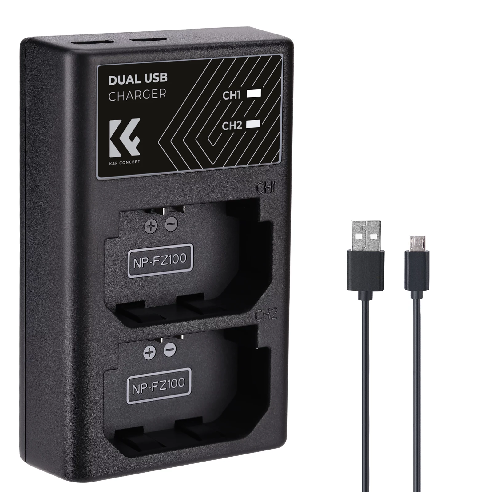 K&F Concept Dual USB Lādētājs Sony
