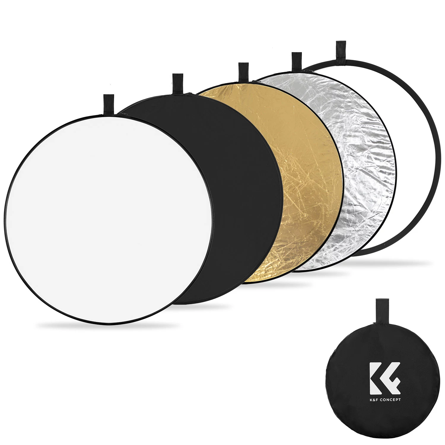 K&F Concept 5-in-1 Collapsible Round Reflector