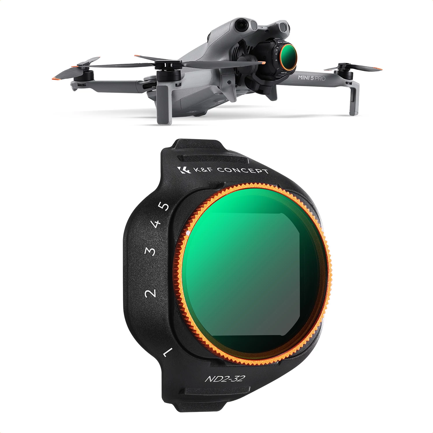 K&F Variable ND Filter ND2-ND32 for