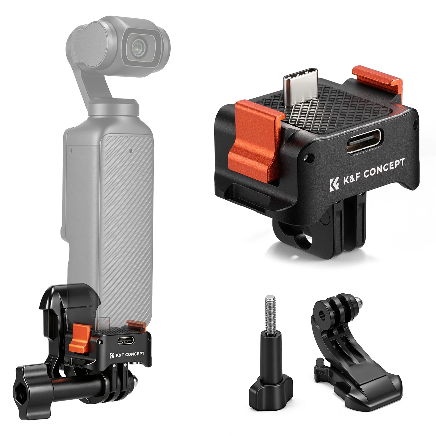 KF Quick Release Adapter ar USB-C