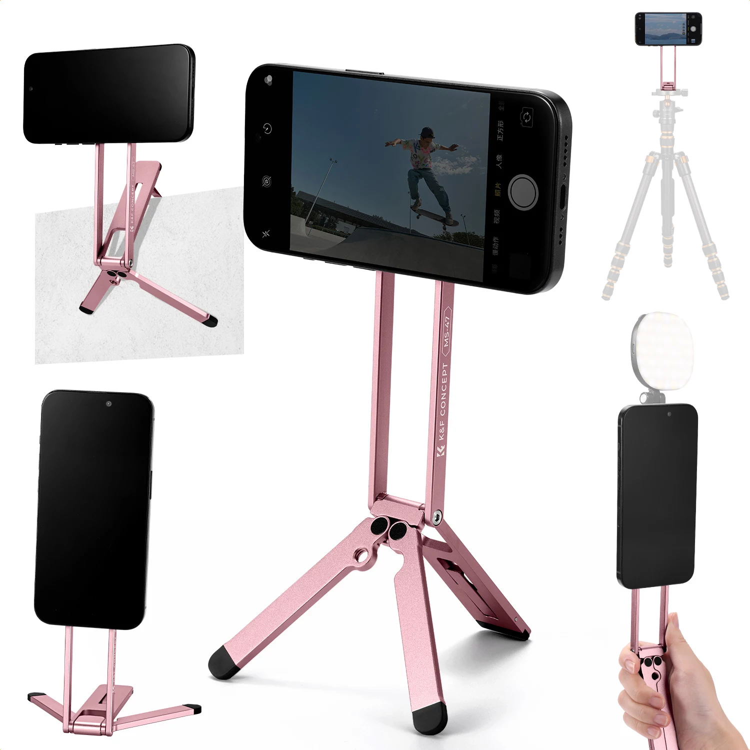 KF 3-in-1 Magnetic Phone Holder Tripod