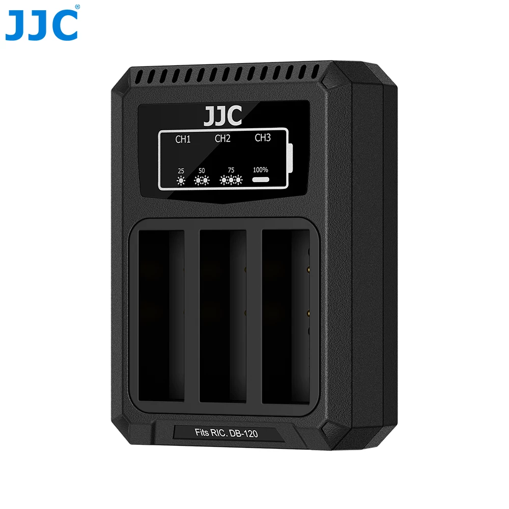 JJC Triple USB Battery Charger for