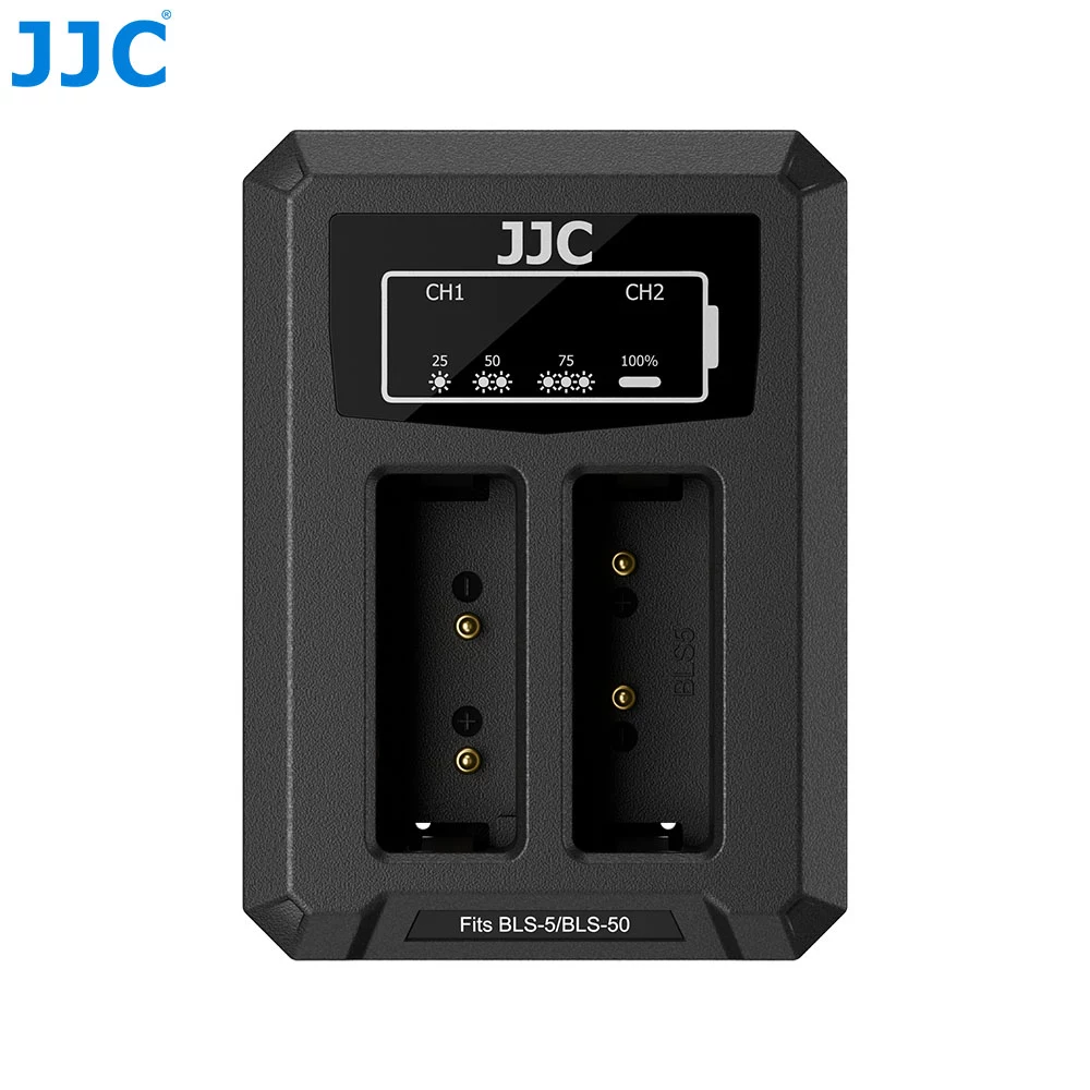 JJC Dual USB Lādētājs Olympus BLS-1