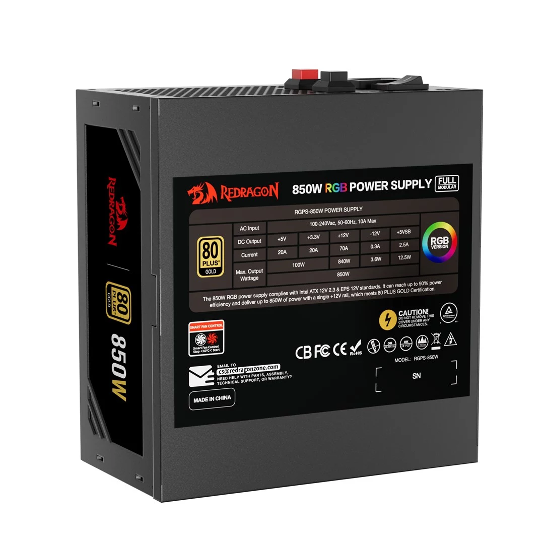 Redragon GC-PS007-1-V2 850W 80 PLUS Bronze