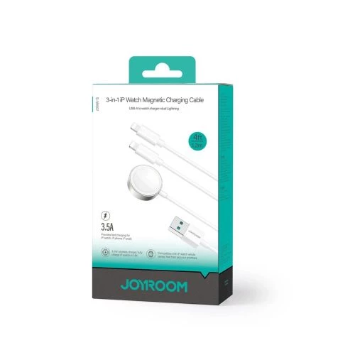 Joyroom S-IW007 3-in-1 magnētiskais lādēšanas kabelis
