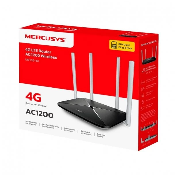 TP-LINK AC1200 Wi-Fi 4G LTE Router