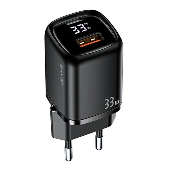 USAMS USB-C + USB-A 33W Fast