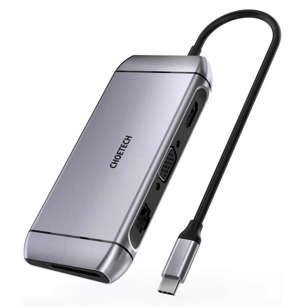 CHOETECH 9-in-1 USB-C Multifunction Hub -