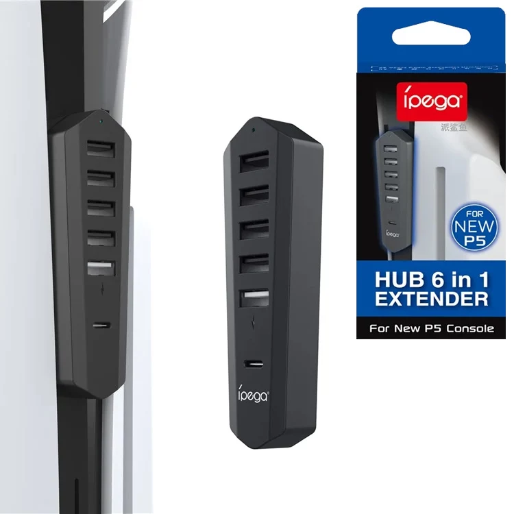 IPEGA USB/USB-C Hub for PS5 Slim