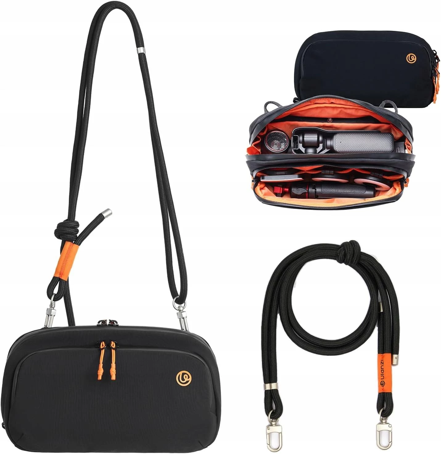 ULANZI YY08 Sling Bag melns –