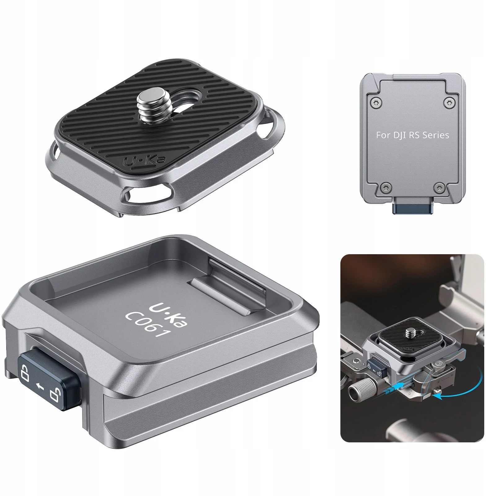 ULANZI C061 Quick Release Plate Adapter