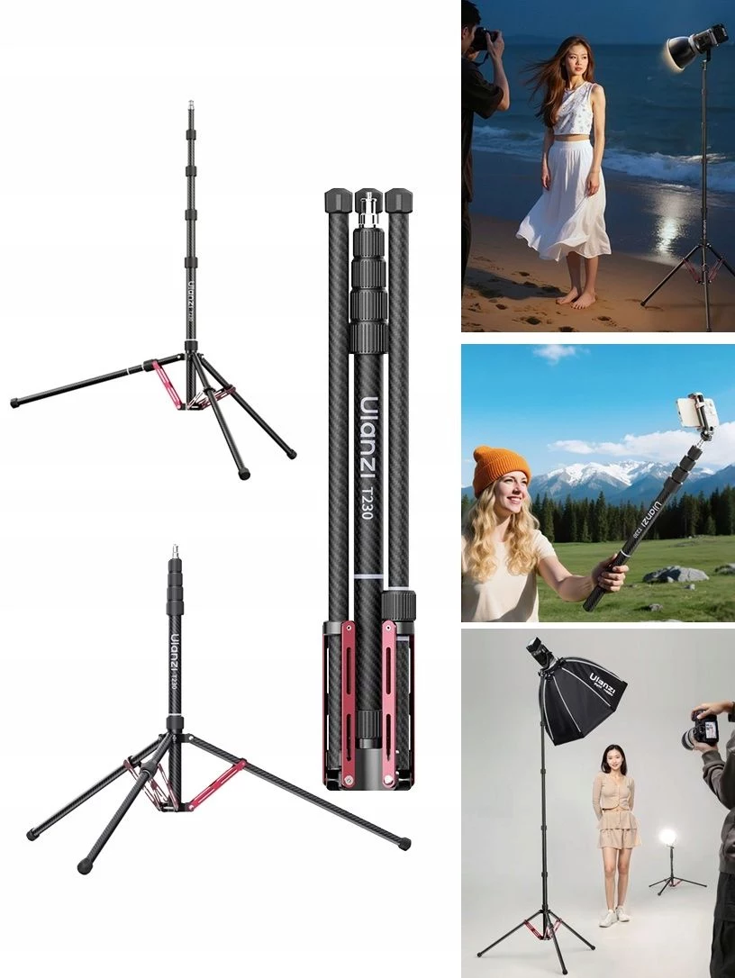 ULANZI T230 2-in-1 Light Stand and