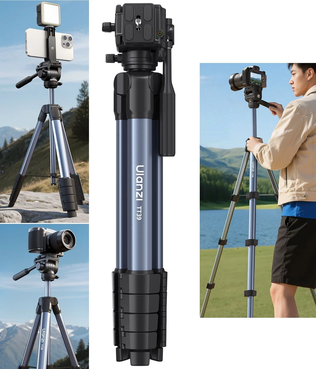 ULANZI TT39 155cm Alumīnija Statīvs ar