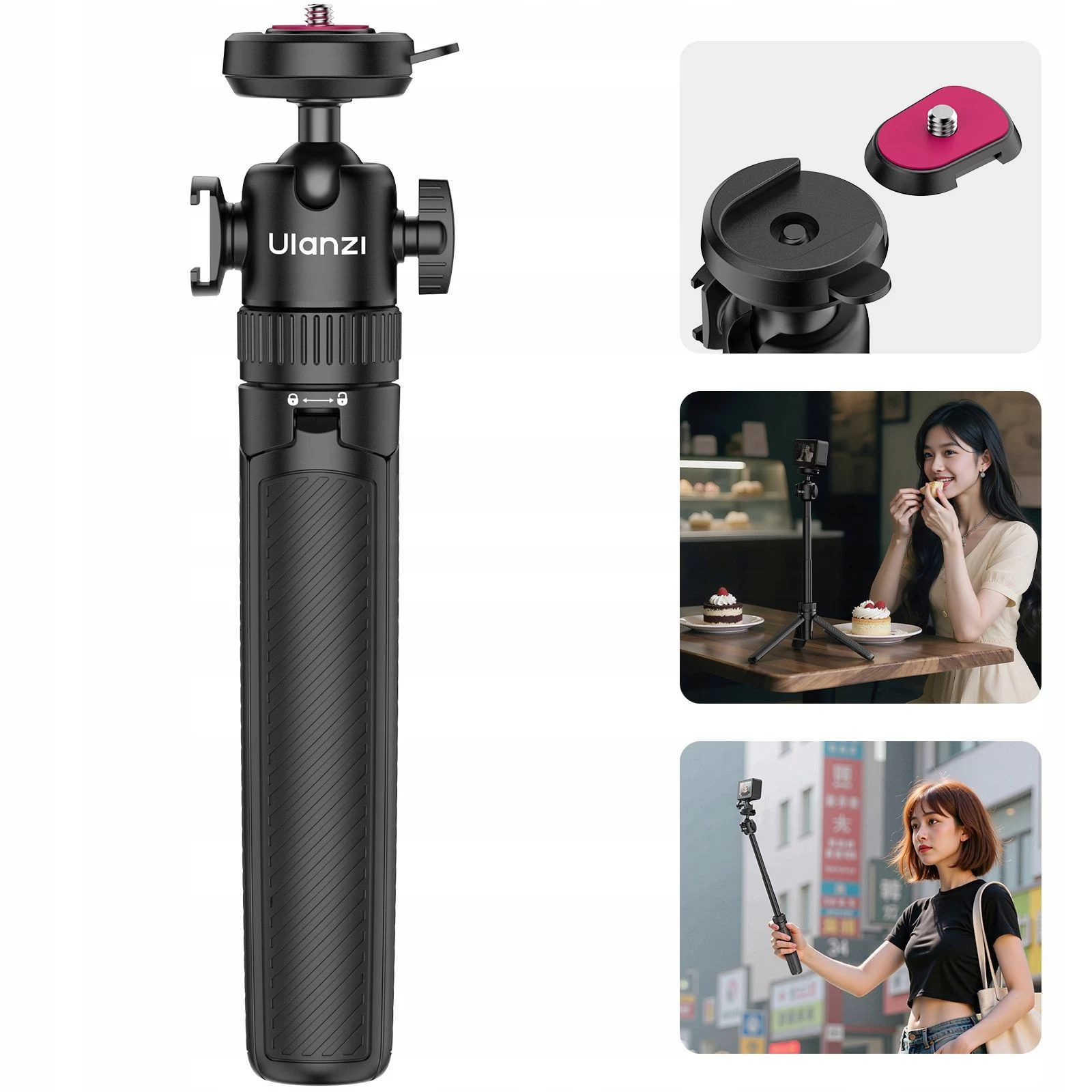ULANZI MT90 2-in-1 Tripod Selfie Stick