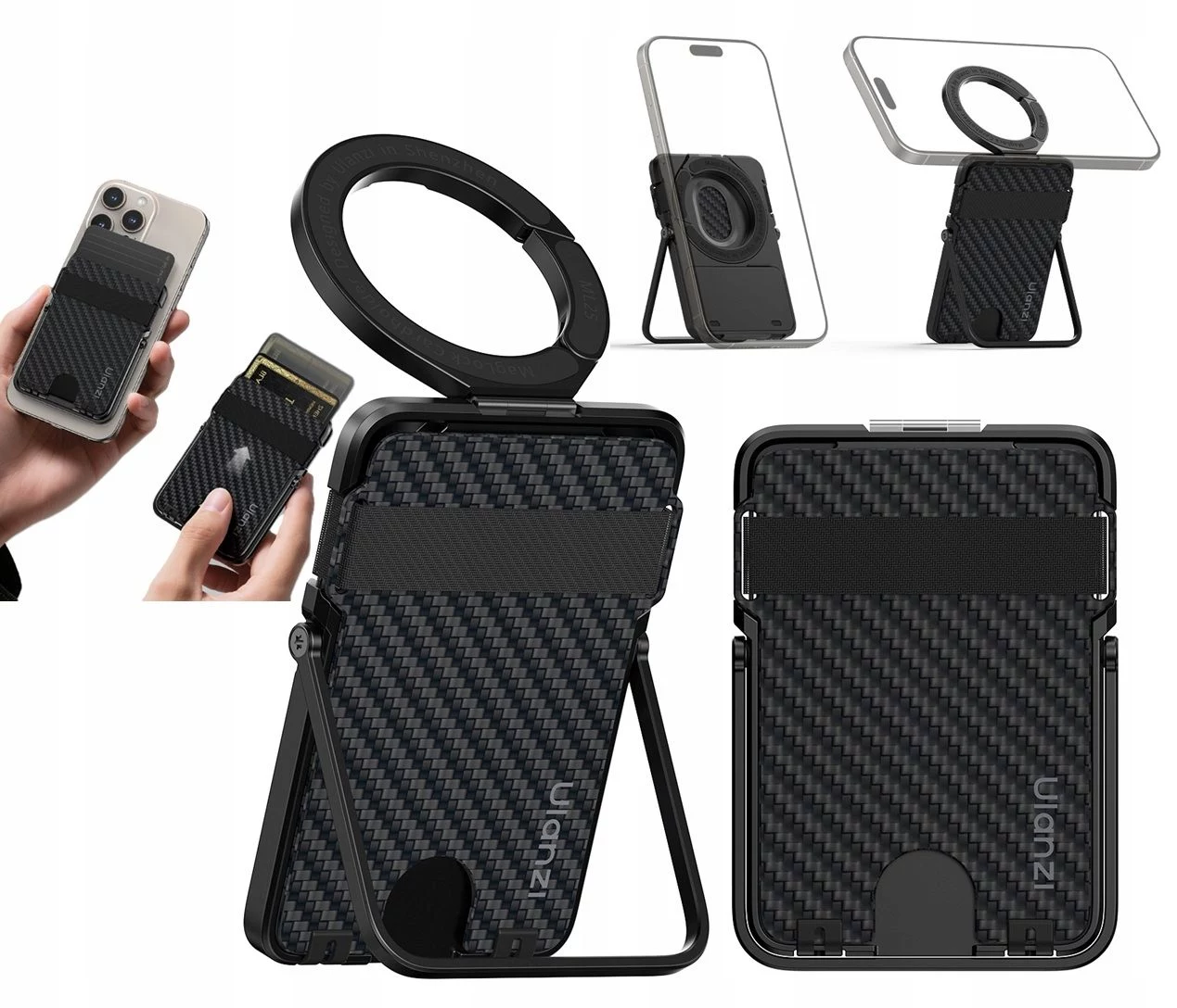ULANZI ML25 MagSafe Wallet Stand 2-in-1