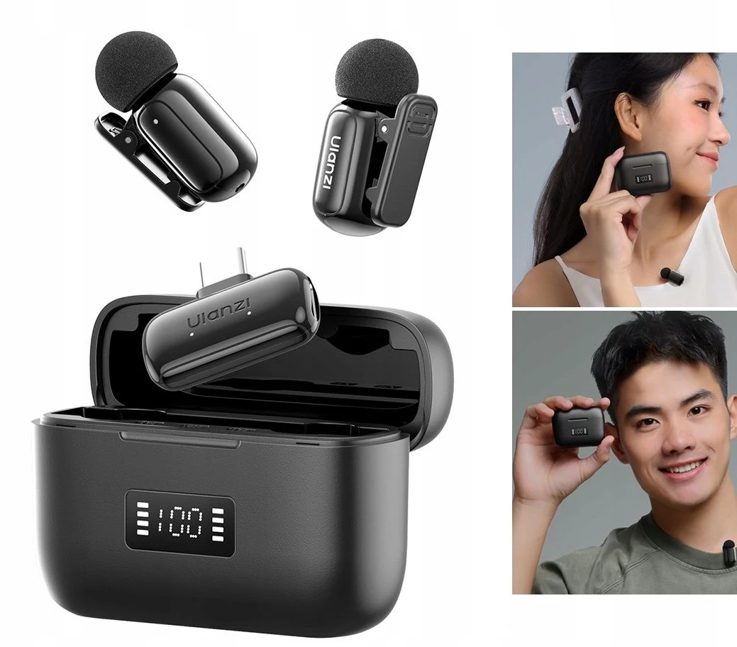 ULANZI A200 Mini Mic bezvadu lavaljē