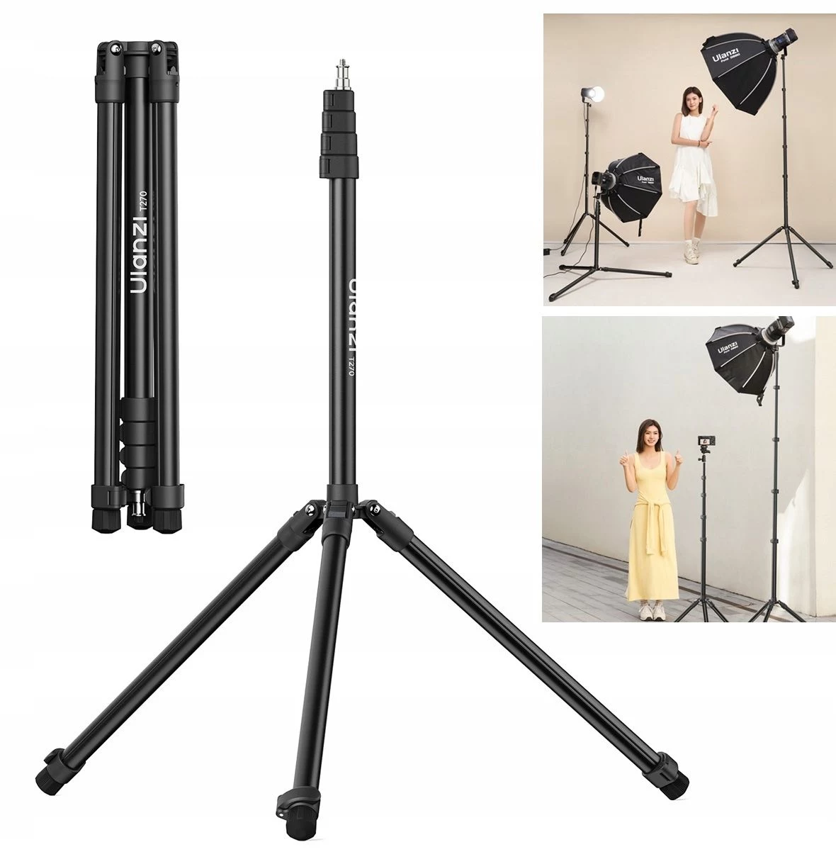 Ulanzi T270 Light Stand 270cm/3kg Black