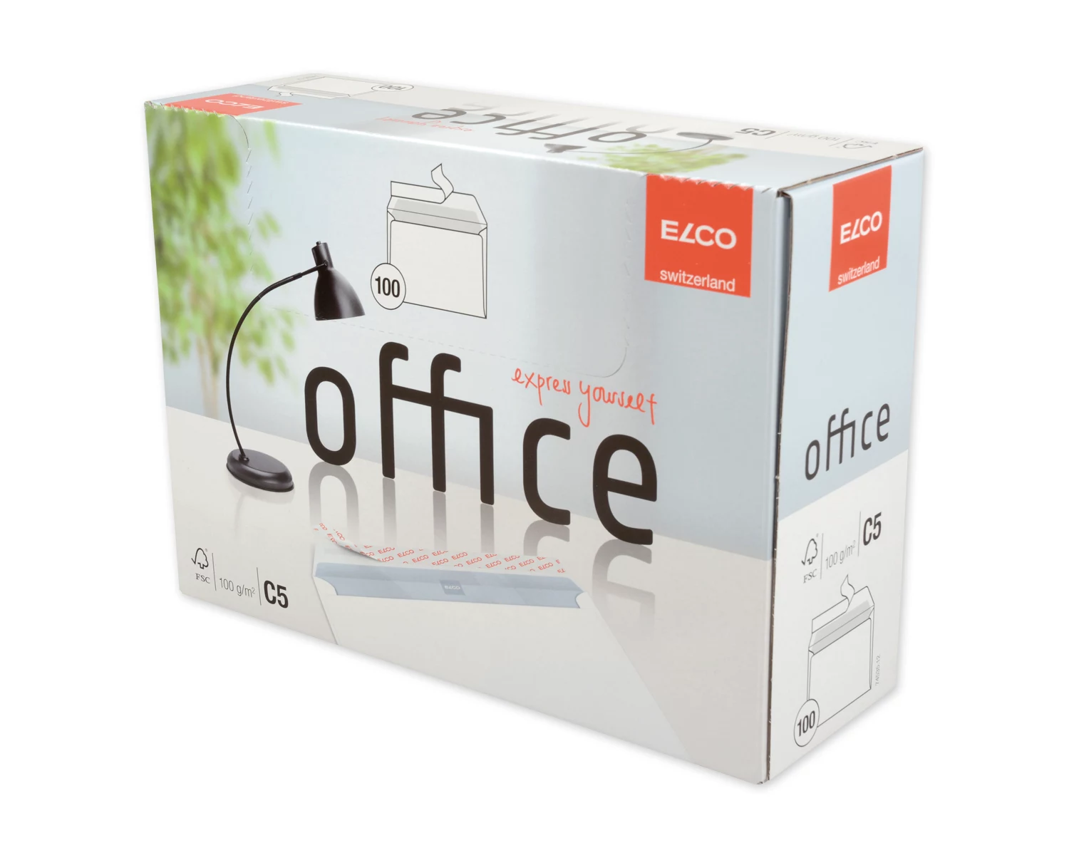 Elco Office C5 aploksne balta 100