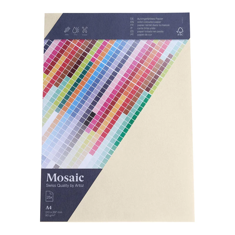 Artoz Papier Mosaic Ivory A4 90
