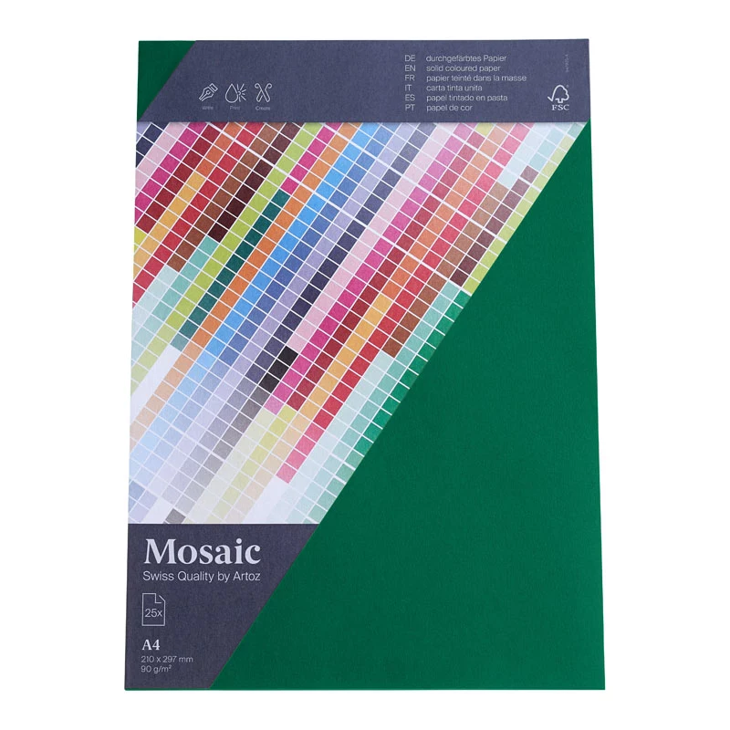 Artoz Papier Mosaic Letter Paper Fir