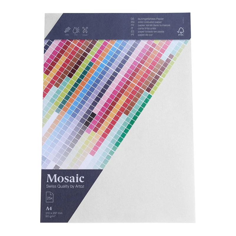 Artoz Papier Mosaic White A4 90
