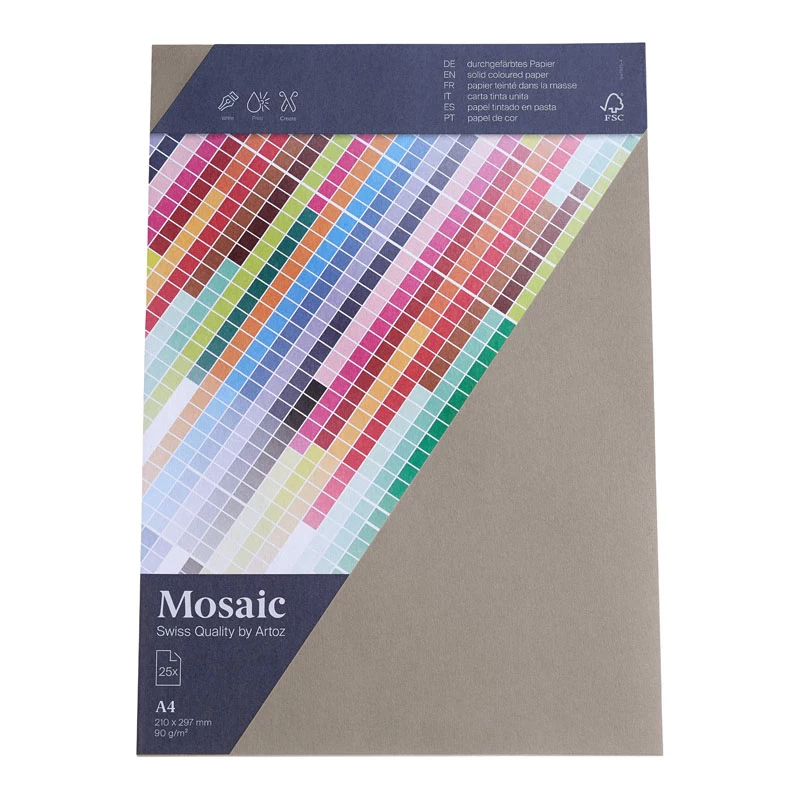 Artoz Papier Mosaic Letterhead Paper Cement