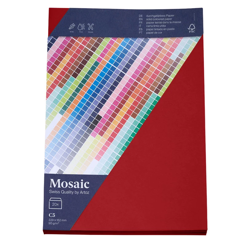 Artoz Papier Mosaic aploksnes DIN C5