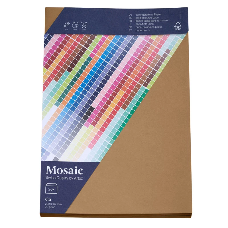 Artoz Papier Mosaic Aploksnes DIN C5