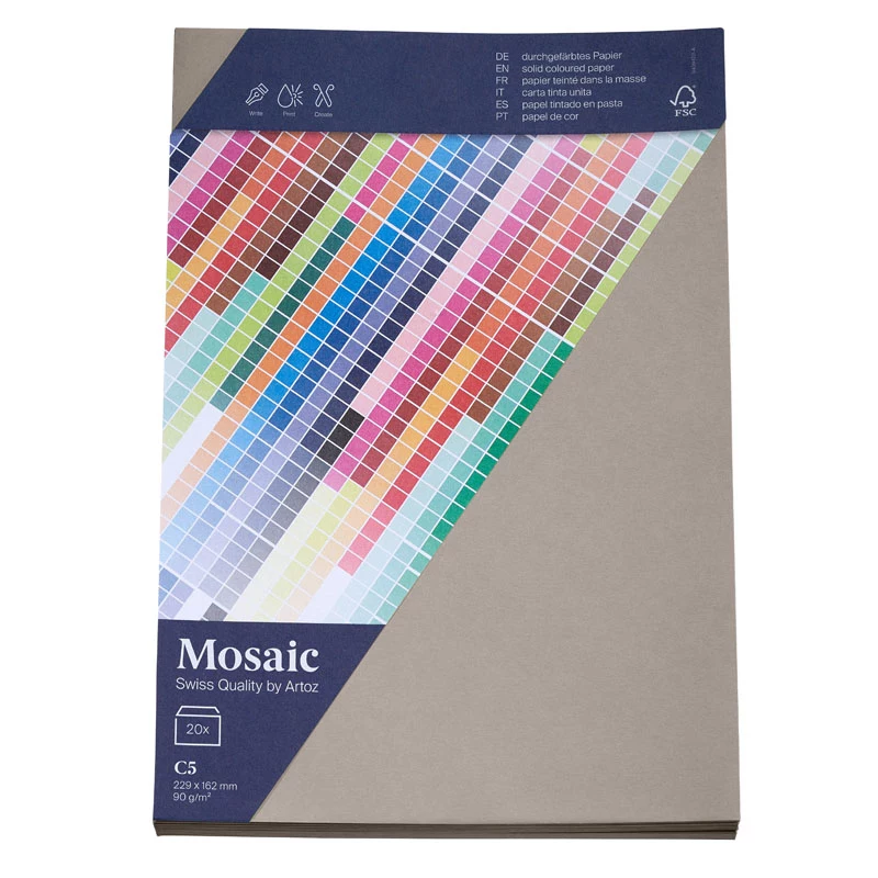 Artoz Papier Mosaic aploksnes DIN C5