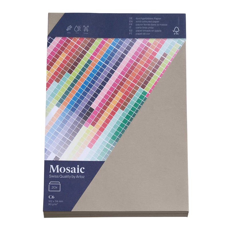 Artoz Papier Mosaic aploksnes DIN C6