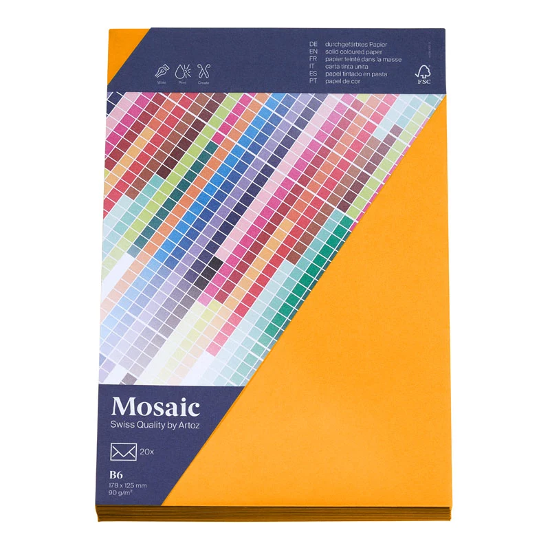 Artoz Papier Mosaic aploksnes DIN B6