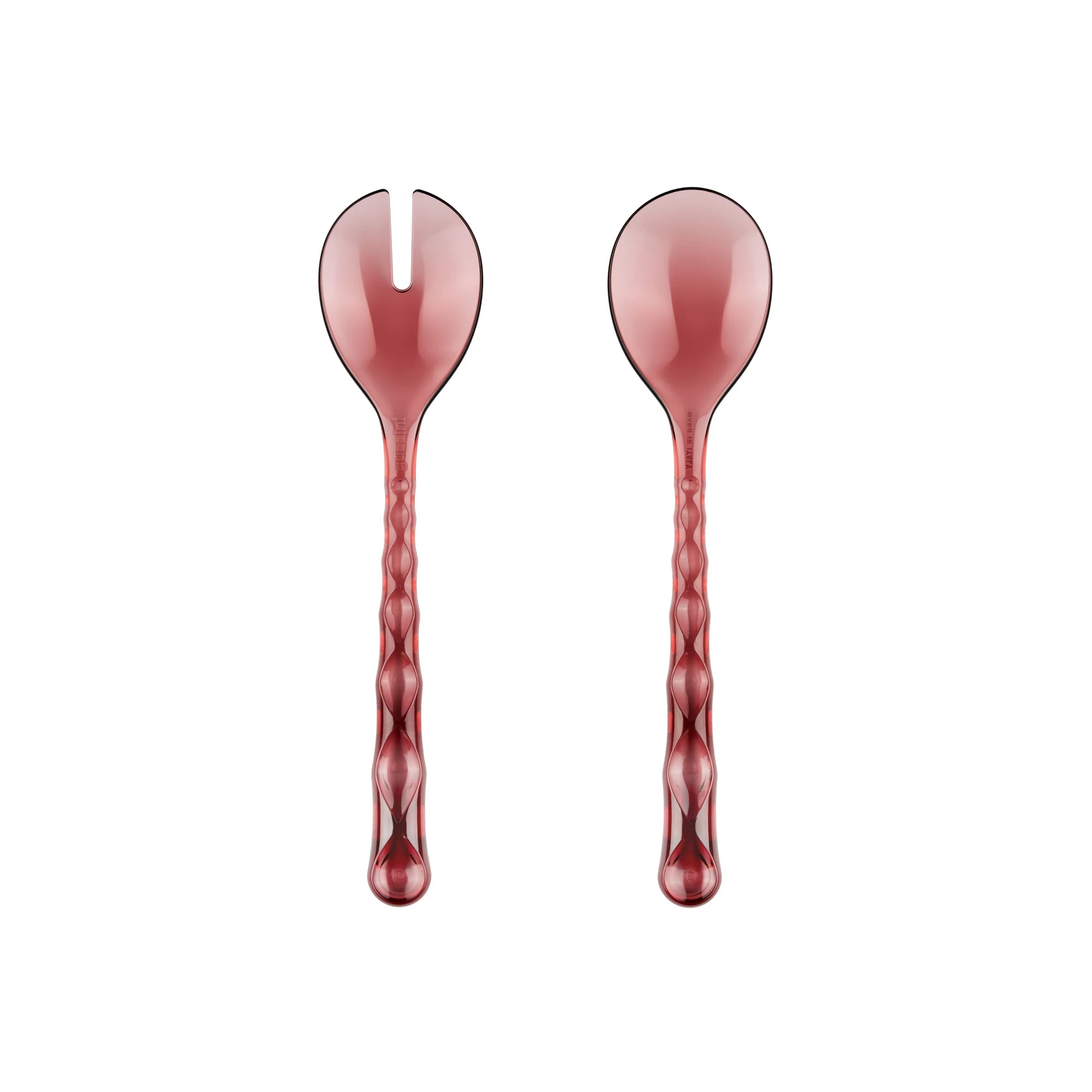 Guzzini Vanity Salad Servers Mauve