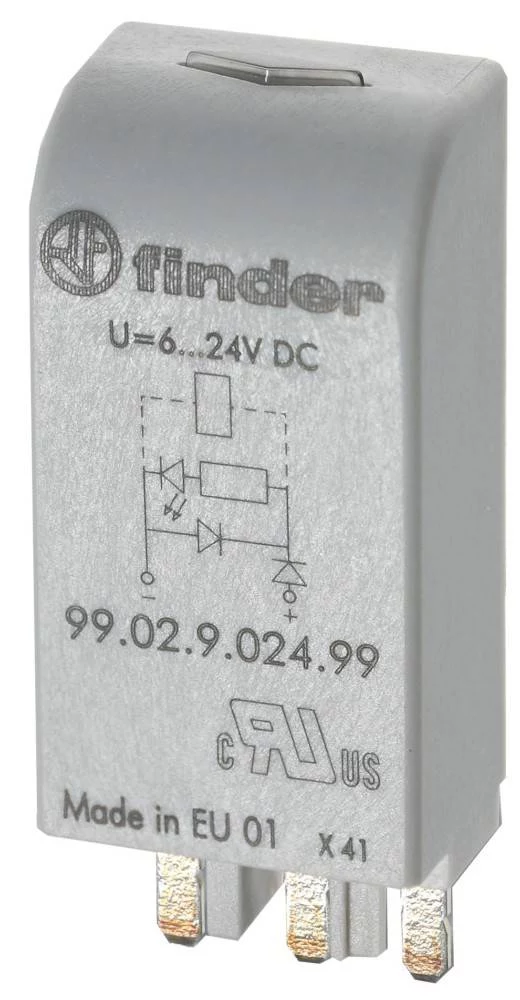 Finder LED zaļā indikatora modulis ar