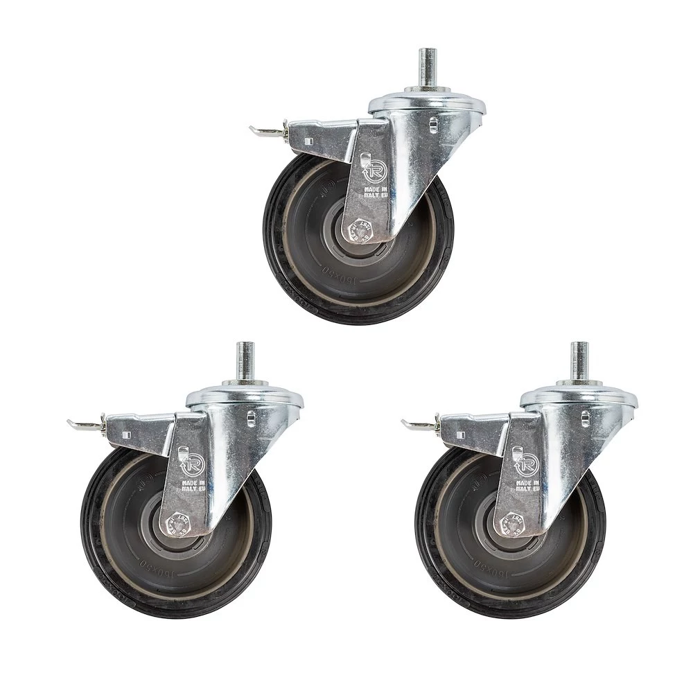 Manfrotto Braked Casters for Tripod, 160mm
