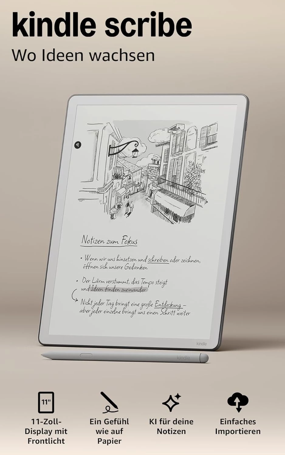 Amazon Kindle Scribe 64GB E-Reader ar