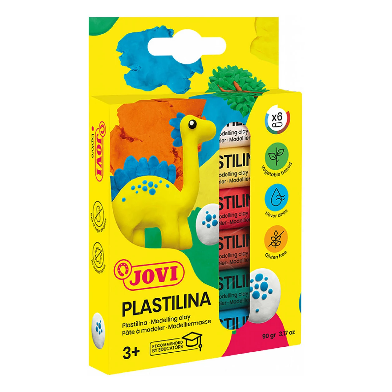 JOVI Plastilina Modelēšanas māls 6 krāsas