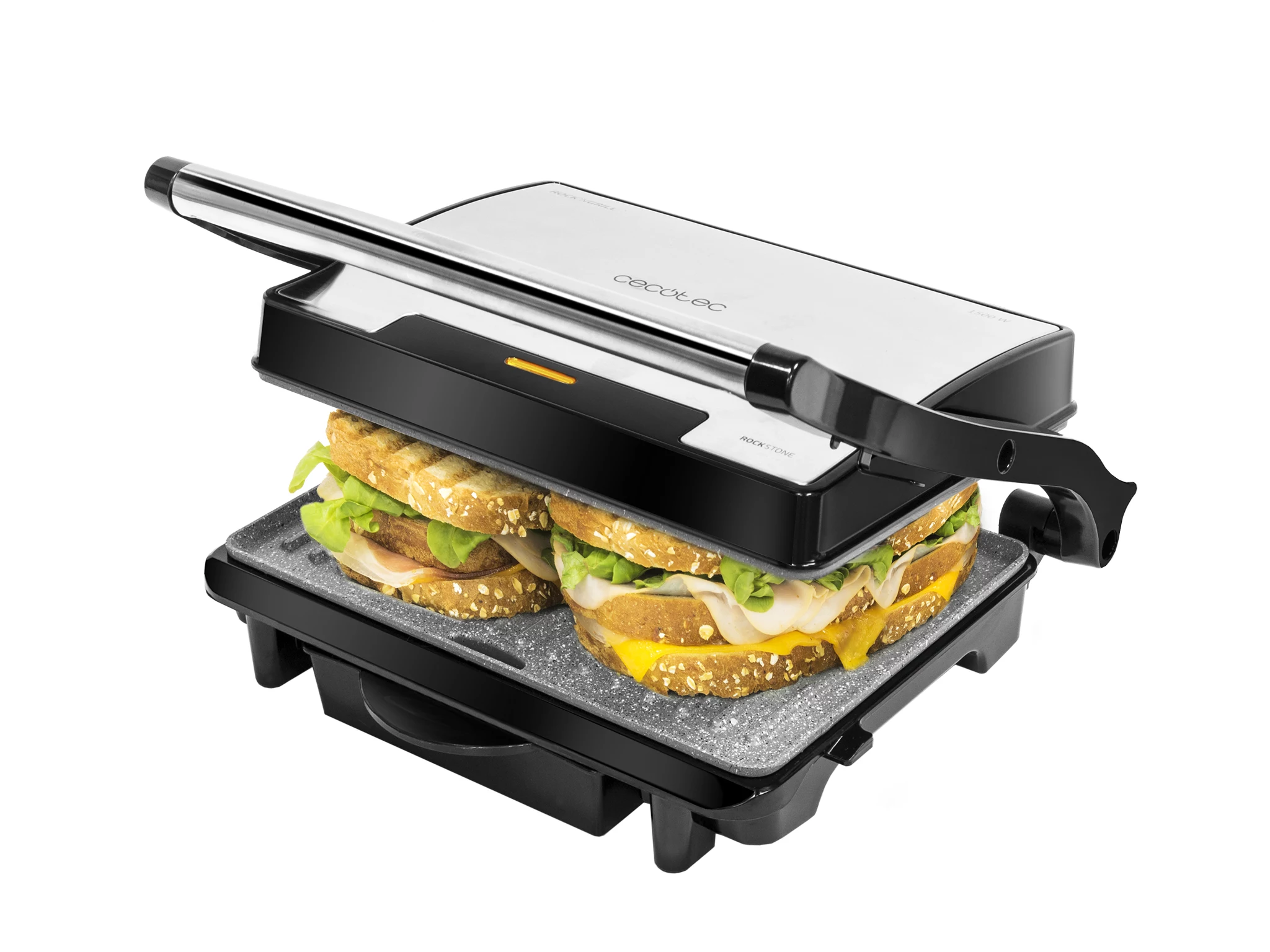 Cecotec Rock`nGrill 1500 Rapid Silver Contact