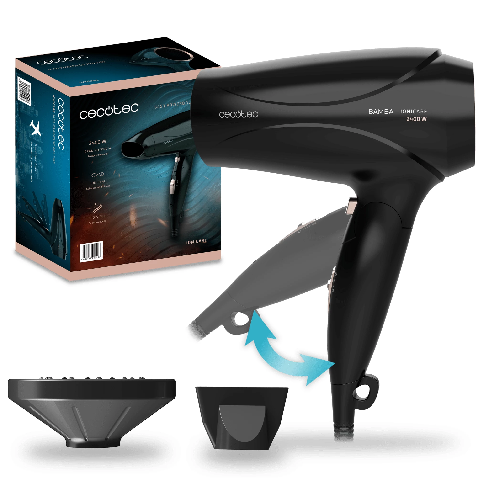 Cecotec IoniCare 5450 Power&Go Pro Fire