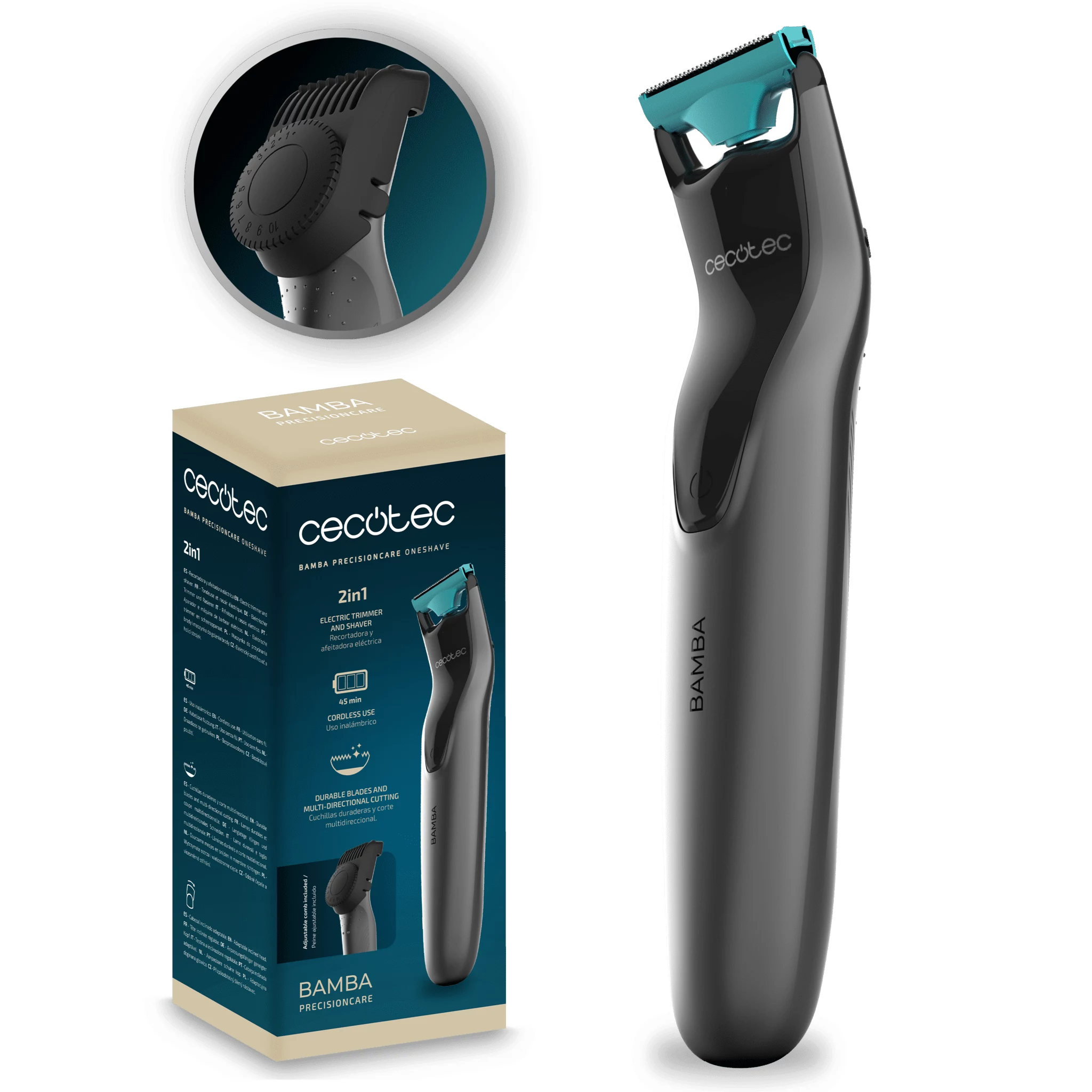 Cecotec Bamba PrecisionCare OneShave Hybrid Shaver
