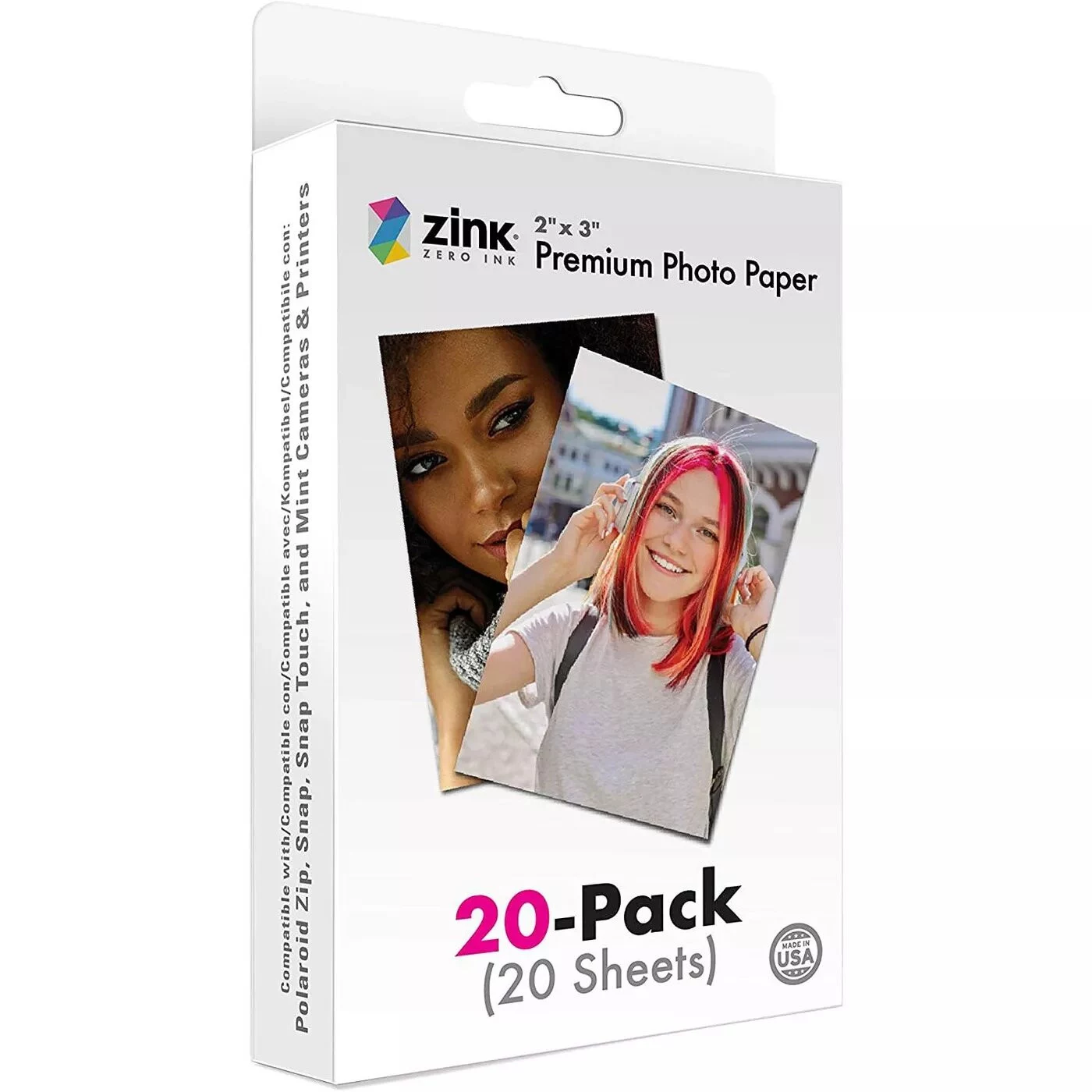 ZINK Premium Photo Paper 2x3 20