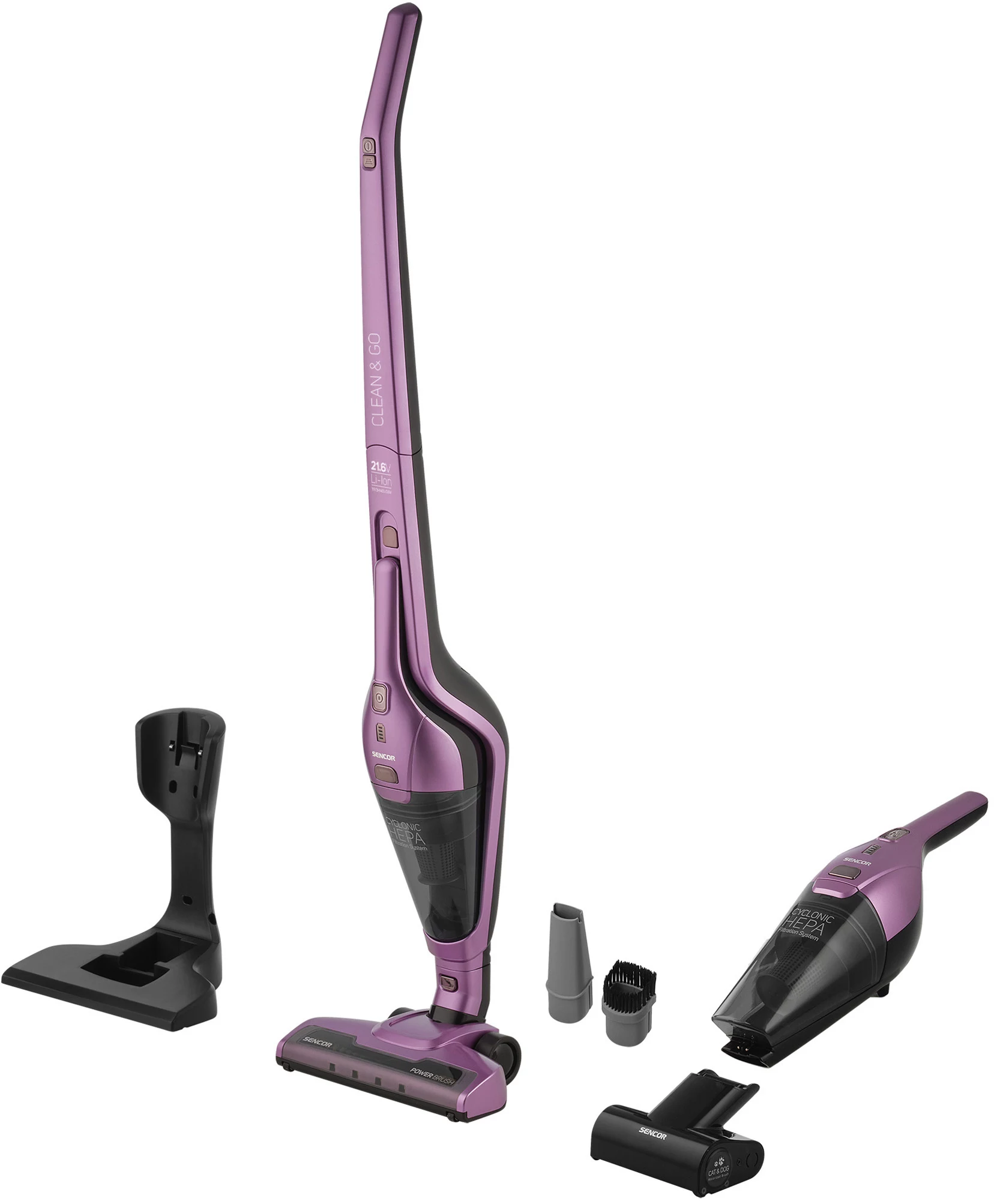 Sencor SVC 0603VT 3-in-1 Bezvadu Kāta