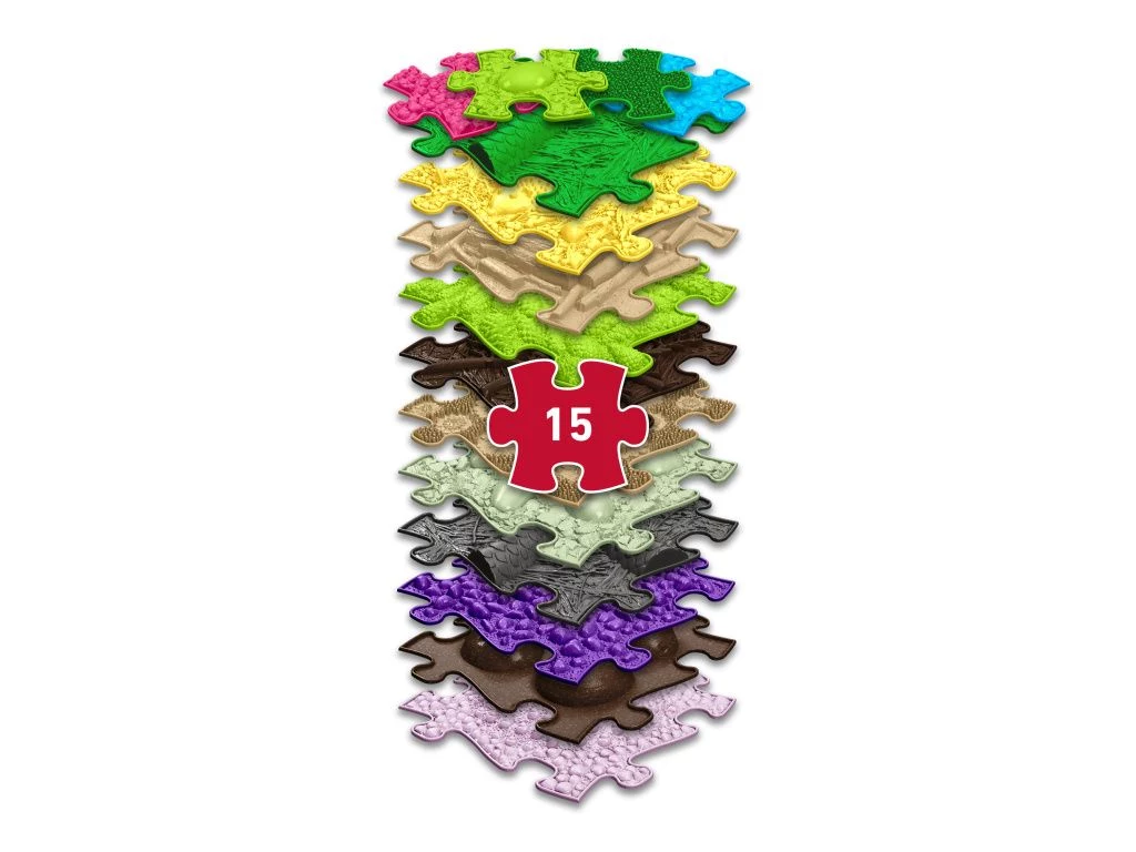 MUFFIK Orthopedic Sensory Mat Set 15-in-1