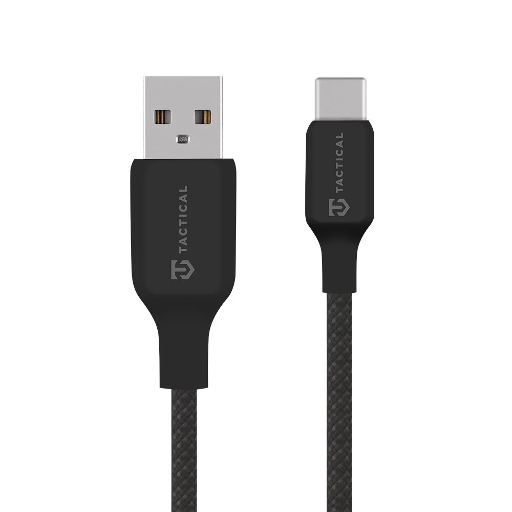 Tactical Stitch Thread Cable USB-A/USB-C Black