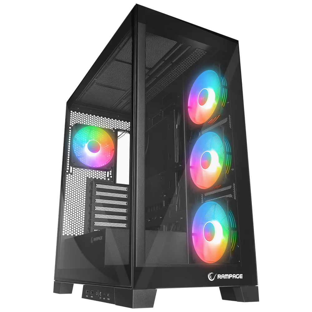 Rampage Hydra V2 Mid-Tower PC Case