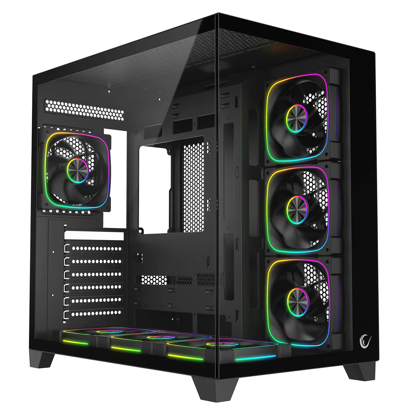 RAMPAGE SEALITE-BLACK Mid-Tower PC Case with