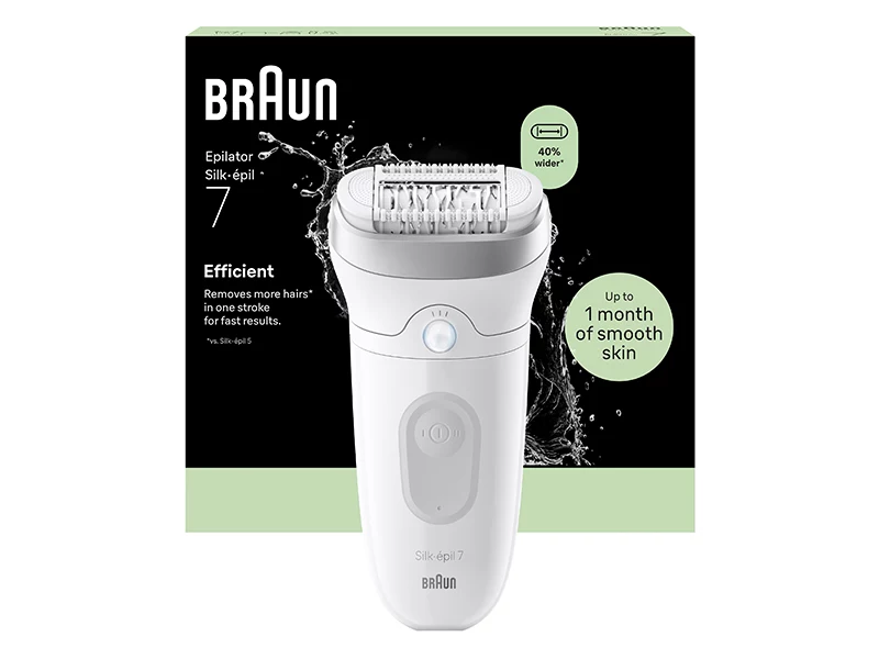 Braun Silk-épil 7 SE7-011 Epilators Silver/White