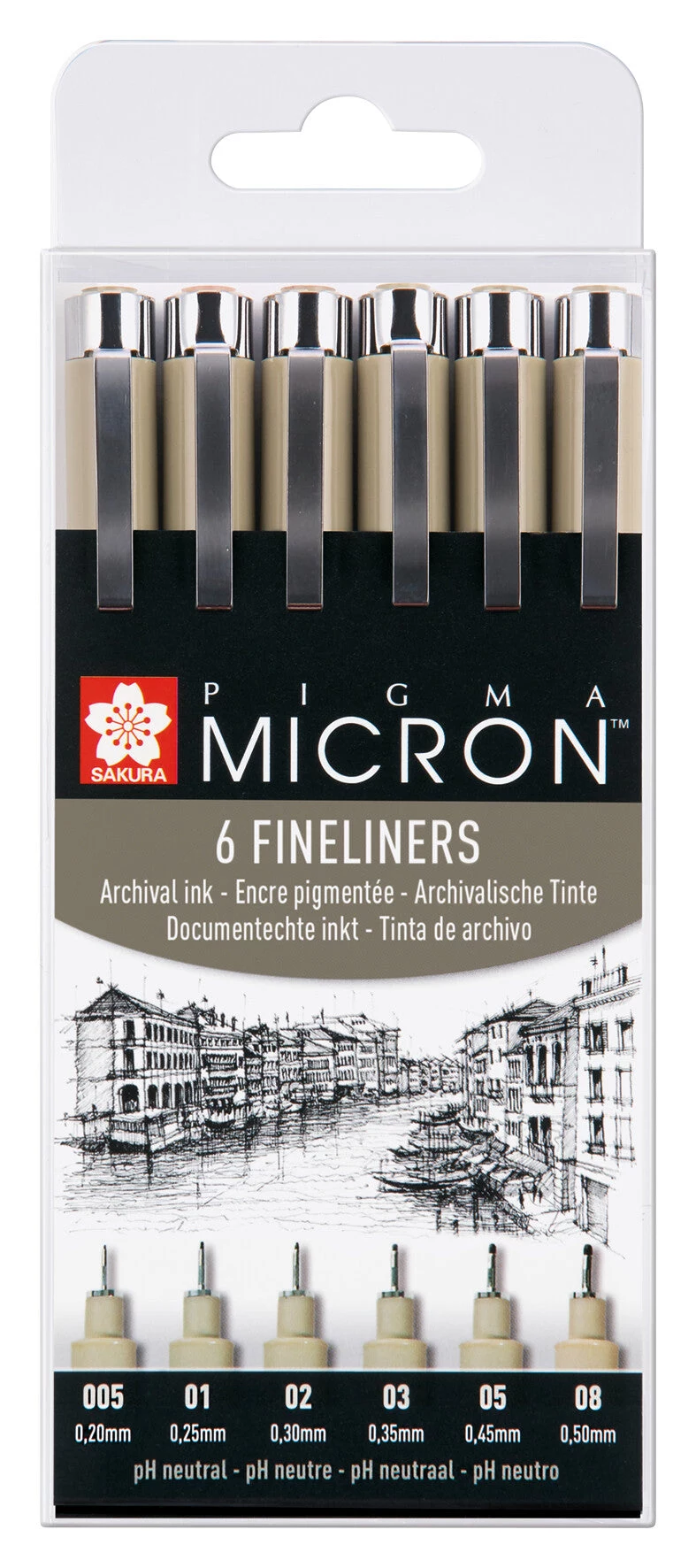 Sakura Pigma Micron Fineliner Pen Set