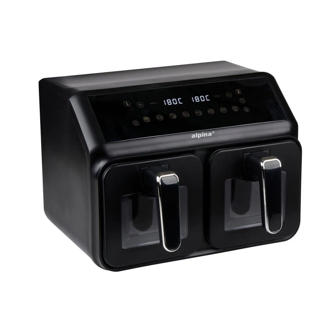 ALPINA Dual Zone Air Fryer 2x4L